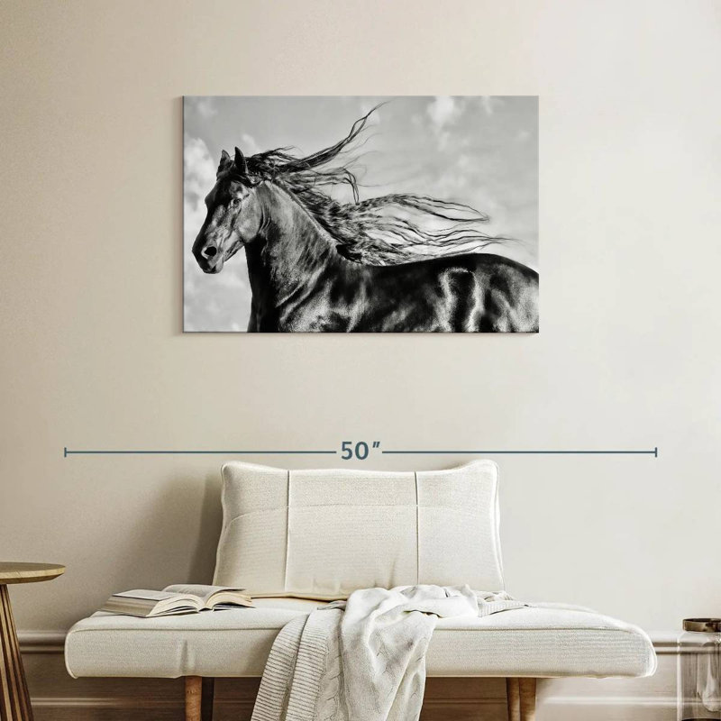 Wind Blown Mane III, 24" H x 36" W
