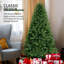 Arbre de Noël artificiel vert facile à installer - support inclus-1418092183