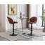 Agapito Upholstered Adjustable Height Counter Stool