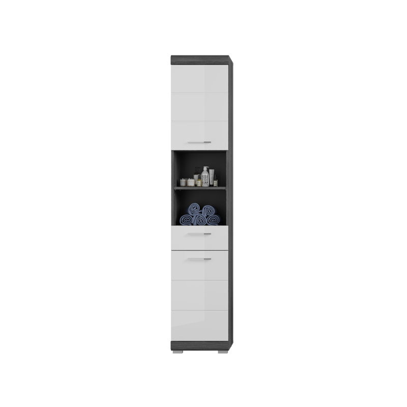 Heidelies Freestanding Linen Cabinet