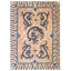 Antique 5 Chinese Dragons Wool Pile Hand Knotted Ningxia Rug