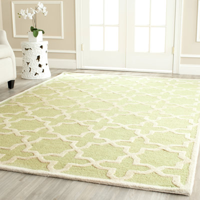 Von Geometric Wool Hand Woven Area Rug