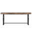 Console 70,87 "avec pieds en queue de poisson - canapé extra long derrière le canapé