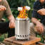 Round Stainless Steel Charcoal Fire Pit