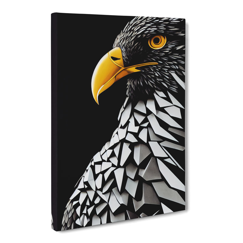 Smashed Eagle - Wrapped Canvas, 60cm H x 40cm W x 3cm D
