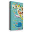 Carte du monde des enfants - 3 pièces, impression sur toile tendue-751320396