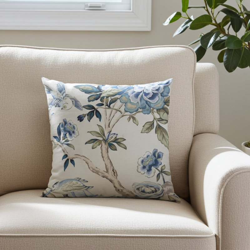 Elyssa Pillow Cover & Insert, 16" x 16", Throw Pillow
