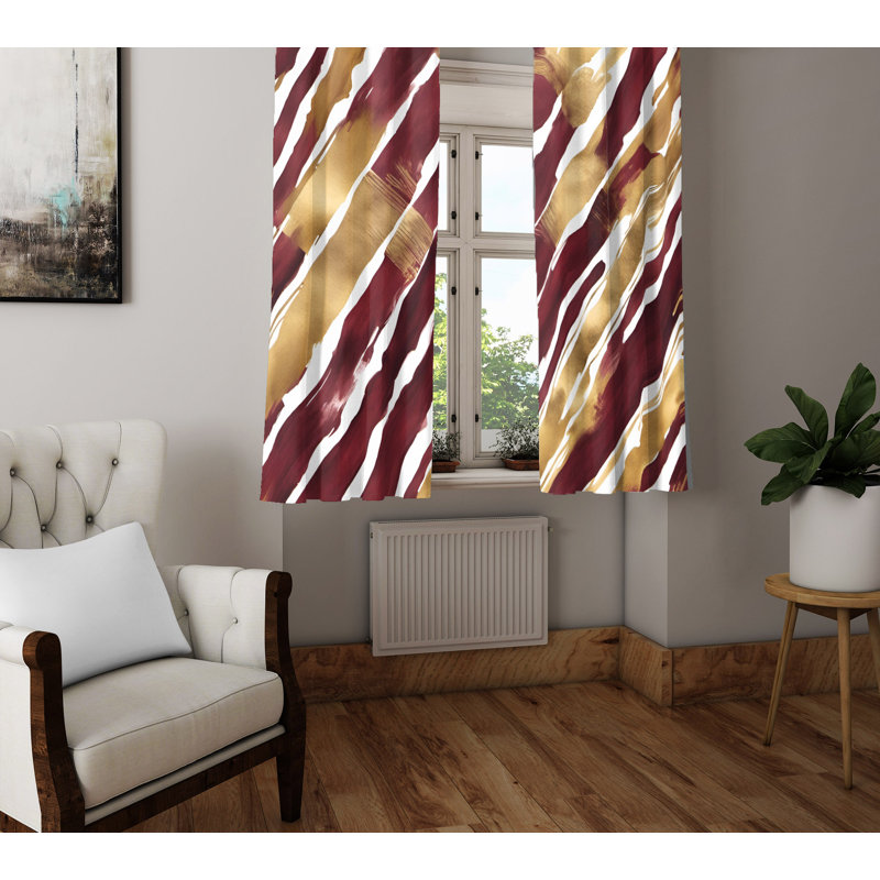 Semi Sheer Curtain Pair, 20" W x 61" L