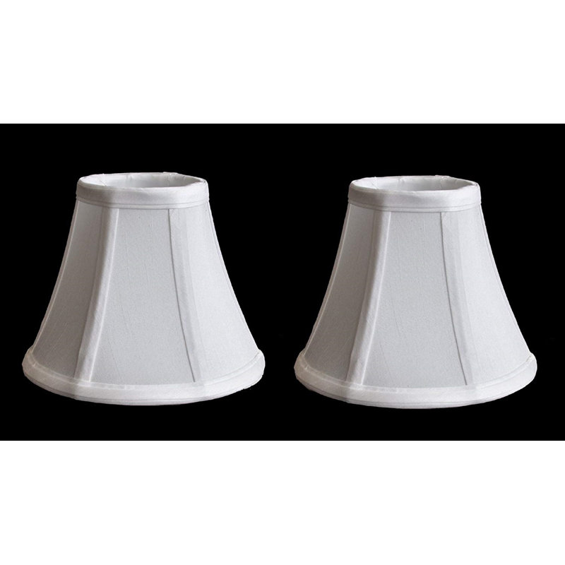 4.5'' H Silk Bell Candelabra Shade, Off White
