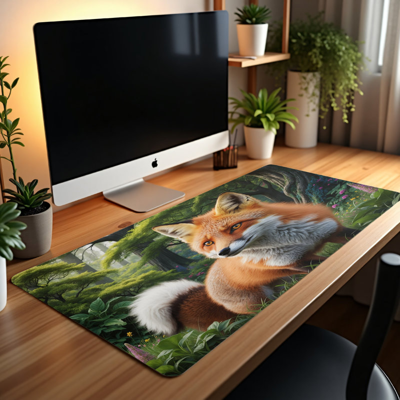 Polyester Desk Pad, 31.5x15.5