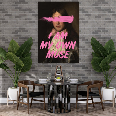 My Own Muse Portrait Bold Classic Contemporary Portrait Wall Art Print