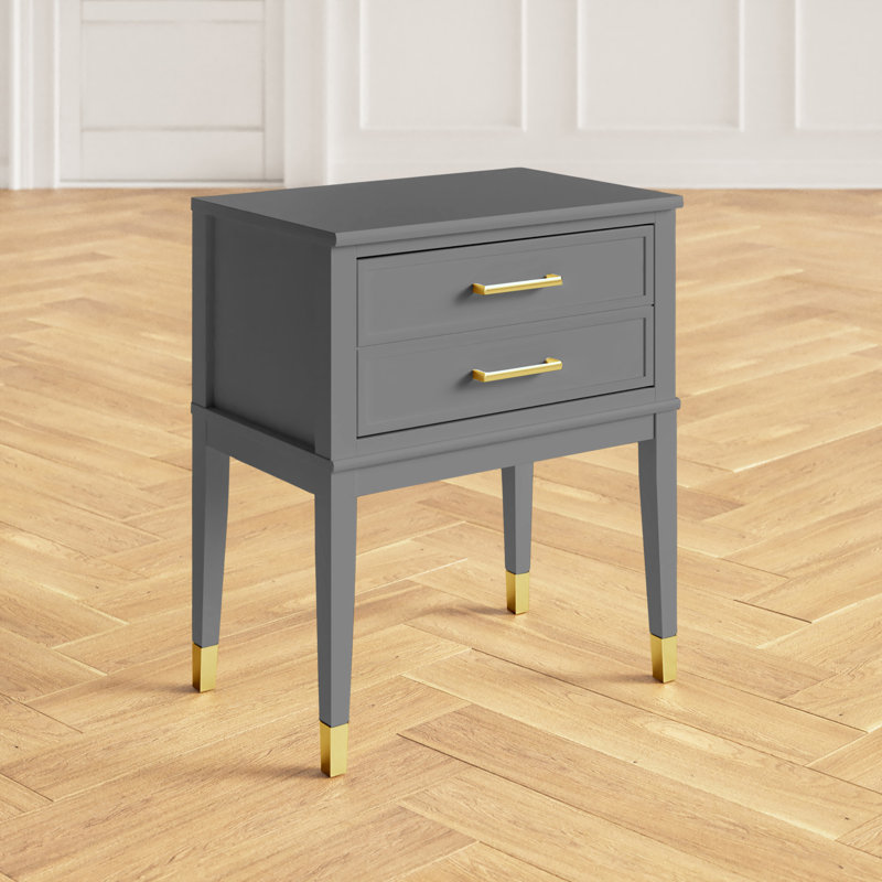 Westerleigh 1 Drawer End Table, Grey
