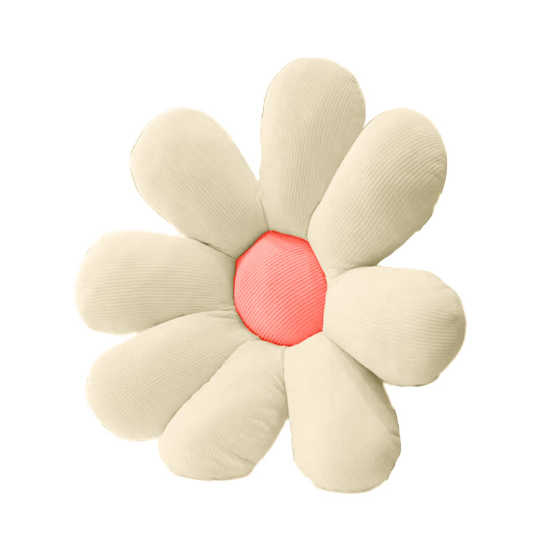Coussin de coussin d'extérieur, Beige / Rose