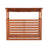 Duque 69'' W x 29'' D Solid Wood Log Store