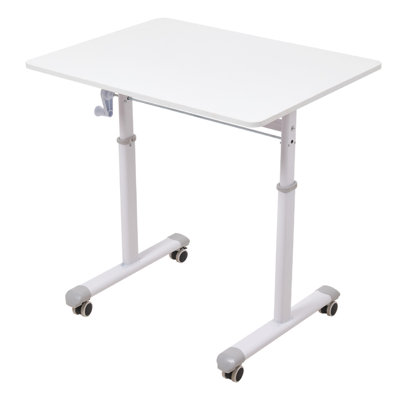 Adjustable Metal Base Computer Desk