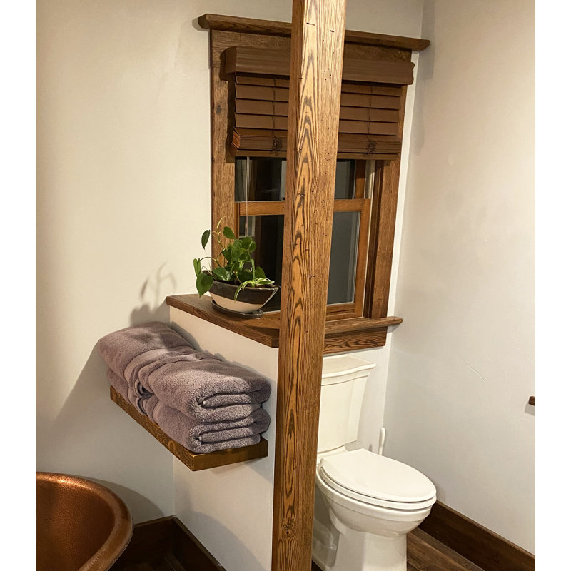 Devyn Pine, 2" H x 24" W x 10" D, Black