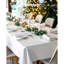 Nappe en plastique jetable, paquet de 8, nappes, fête, pique-nique, mariage, nappes décoratives, rectangle, housse en plastique blanc