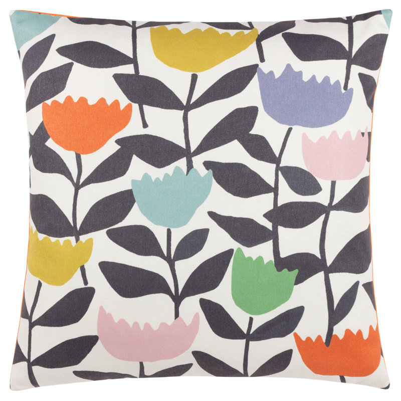 Tulipa Floral Square Throw Cushion