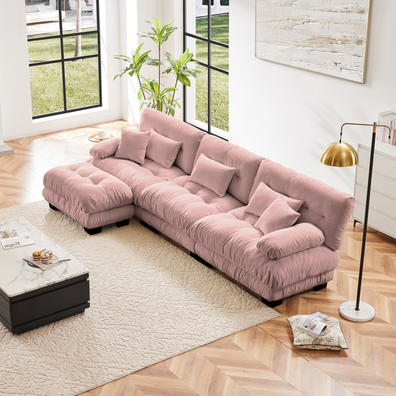 Canapé modulaire Luxury Luxury, Rose