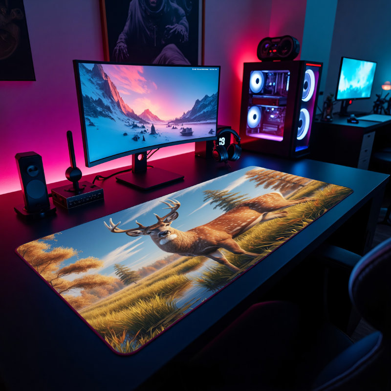 Polyester Desk Pad, 23.6x13.8