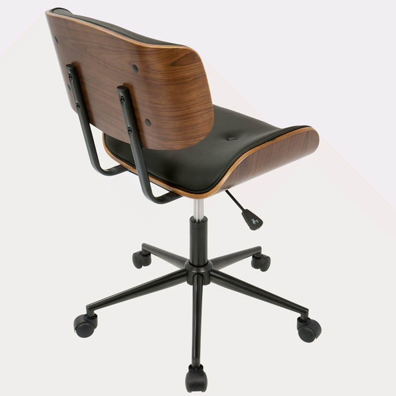 Chaise de bureau réglable Mid-Century, Gray