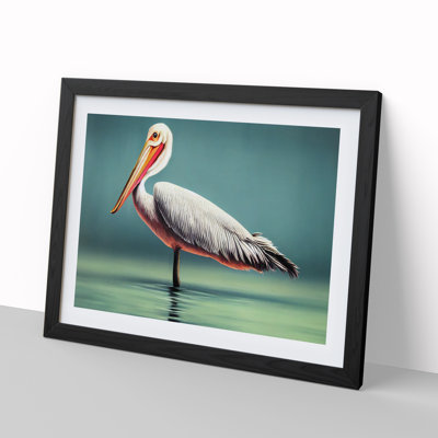 XH1022-6868X Pelican Portrait - Single Picture Frame Print