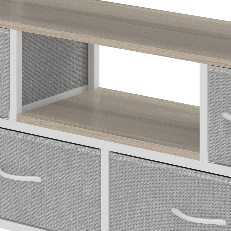 100cm W 4 - Drawer Chest of Drawers, Grey/White