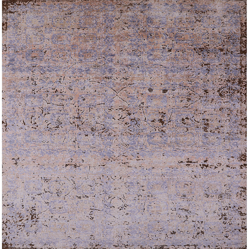 Abstract Indoor Rug, Square 7'