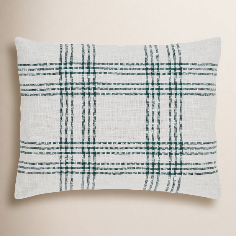 Biali Cotton Plaid Sham, Euro