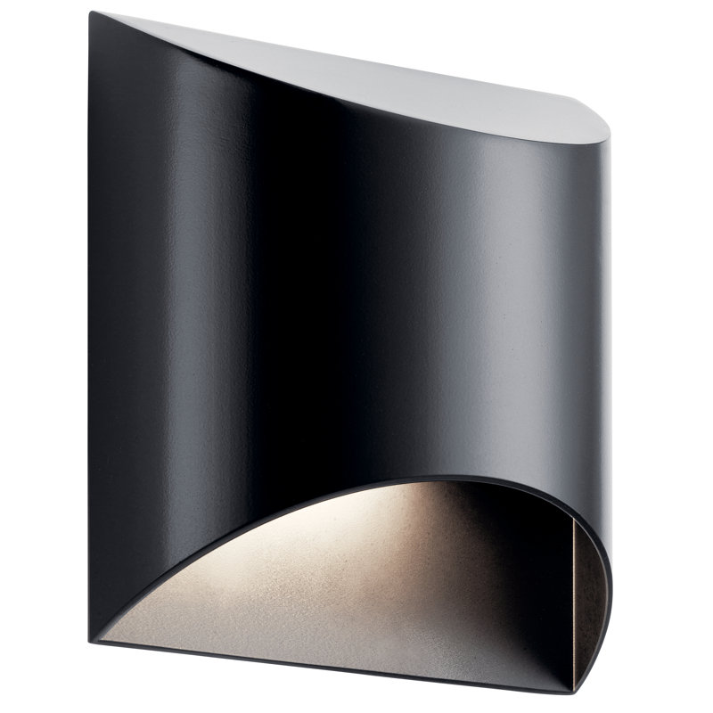 Seval Steel LED Wall Light, Black