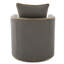 Fauteuil pivotant rembourré Fauteuil club-1000444406