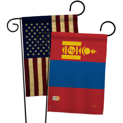 Double Sided 18.5'' H x 13'' W Polyester Garden Flag