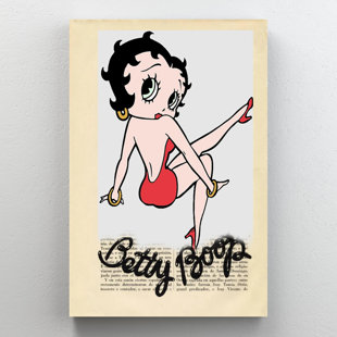 GRAPHICS & MORE Betty Boop Pink Polka Dots Wall Art Picture Paper Poster  Décor Home Decoration