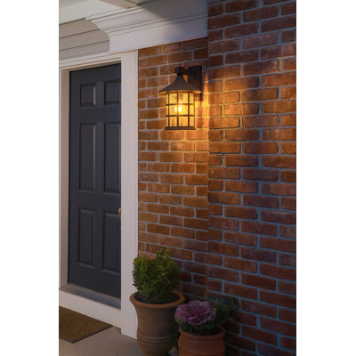 Freeport Textured White 1 - Bulb Outdoor Wall Lantern