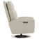 Genuine Leather Dual Motor Swivel Power Recliner With Power Headrest