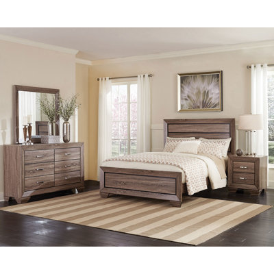 Dylen 4-piece Queen Bedroom Set Washed Taupe