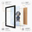 Dachshund Portrait Modern - Framed Print-793574838-793574836