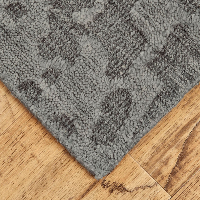 Buil Viscose Abstract Indoor Rug, Rectangle 9'6" x 13'6"