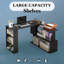 L Shaped Corner Computer Desk,360° Rotating Home Office Desk-500173564