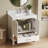 30" Fully Assembled Bathroom Storage Vanity Sink Cabinet with Ceramic Top, 2 Doors & 1 Drawer and Faucet Hole