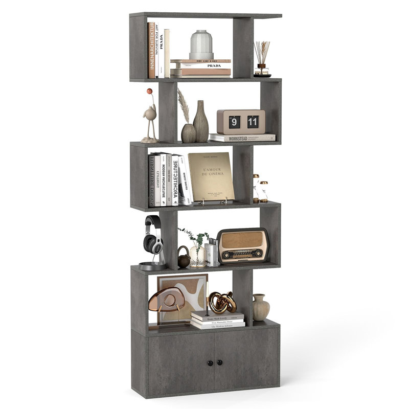 183cm H x 23cm W Standard Bookcase, Grey