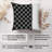 Abstract Black Gray Plaid Pattern II Modern-735491082