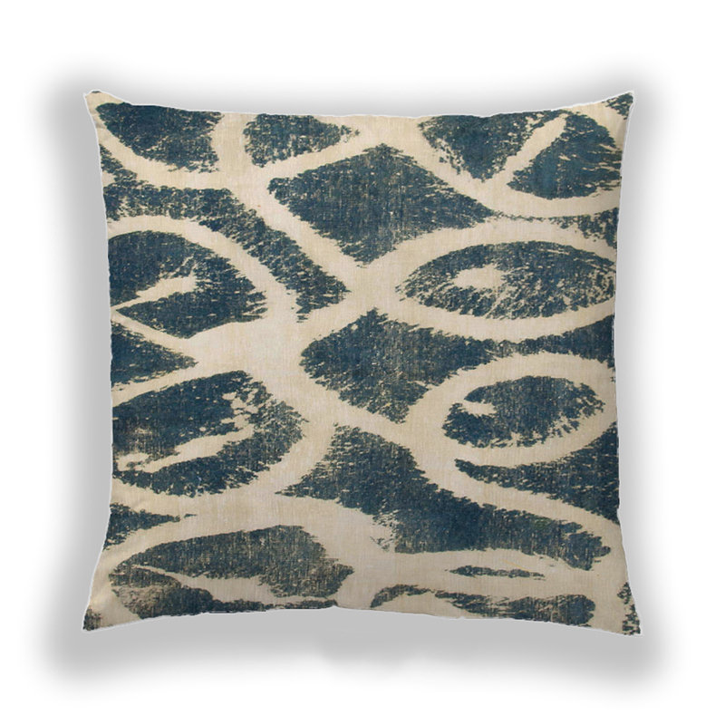 Coussin décoratif abstrait 1151, Microsuède