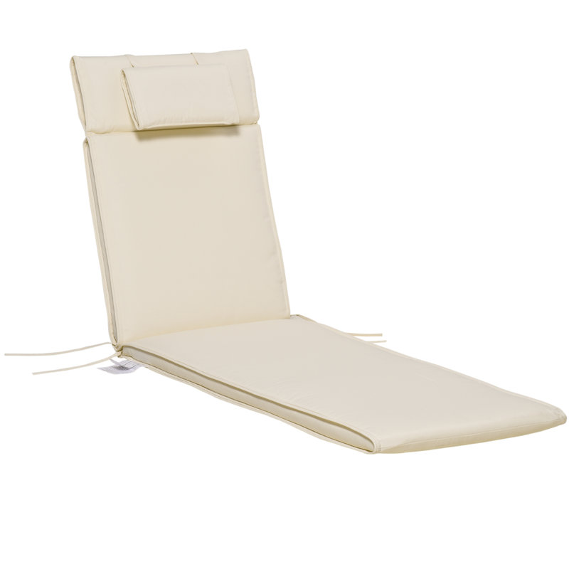 Garden Seat/Back Cushion, Cream White