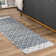 Gray_Unique Loom Sand Chindi Trellis Rug