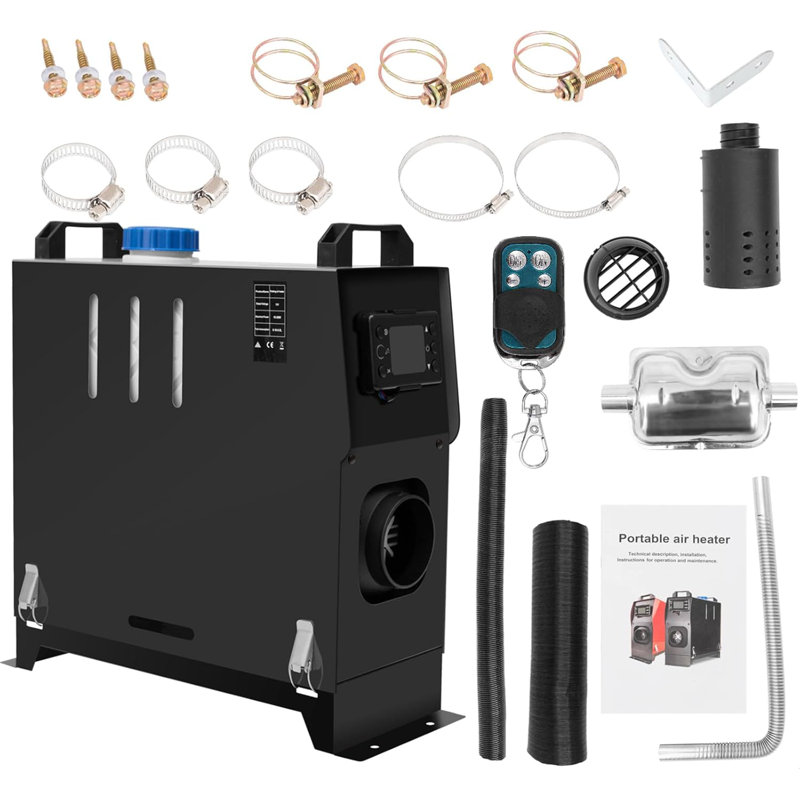5-8kw 12v All In One Air Diesel Heater Remote Lcd Monitor Car Truck Boat Motorhome