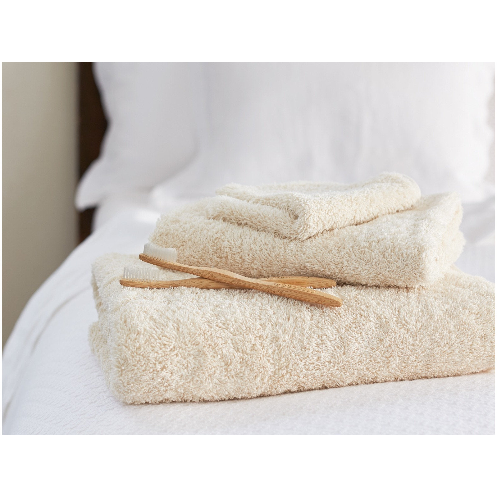 Cloud Loom Organic Bath Towel, Natural, 6 Piece Towel Set