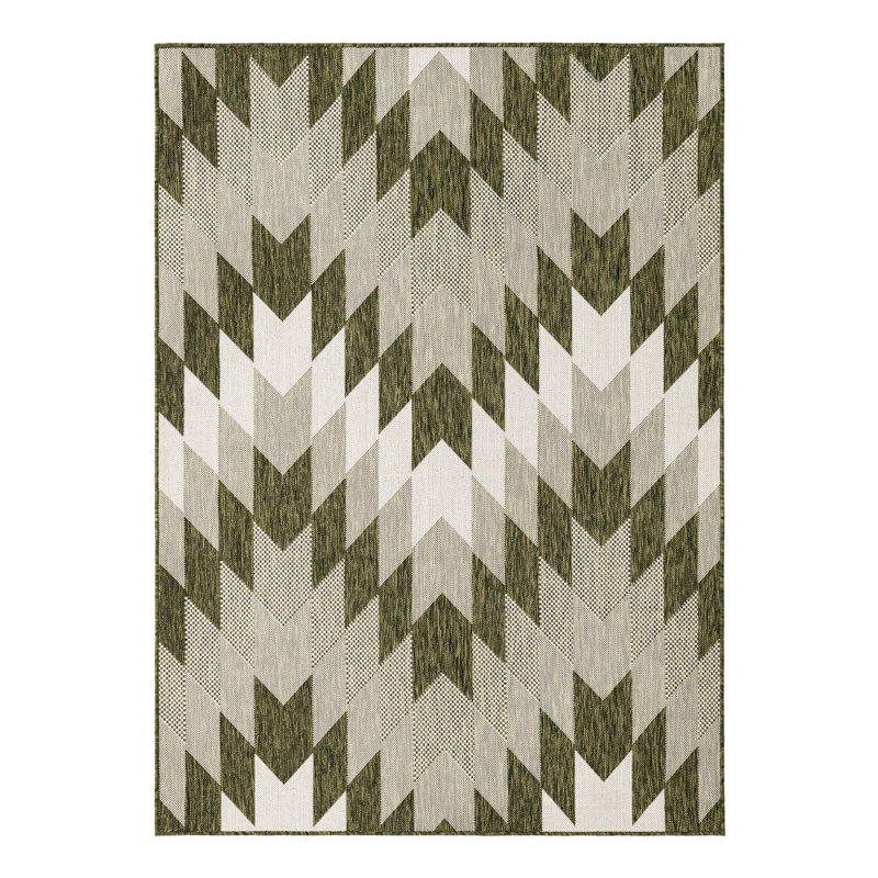 Blox Hower Indoor/Outdoor Area Rug, Rectangle 5'3" x 7'1"