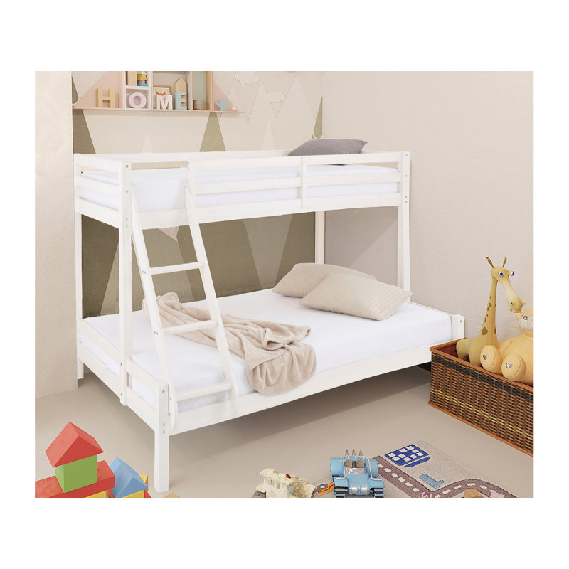 Rose European Double (140 X 200 Cm) Bunk Bed, White