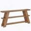 Table d'appoint mince avec rangement, console à 3 niveaux, canapé